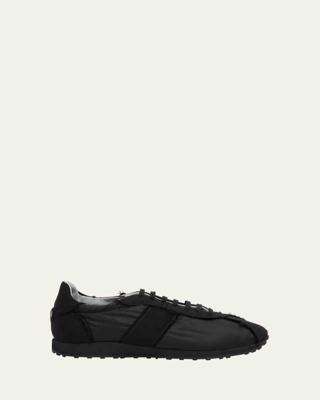 Mica Distressed Lace-Up Sneakers